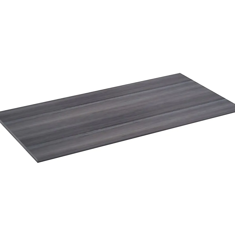 Lorell® Relevance Series Desk Top, 60"W x 29 1/2"D, Charcoal