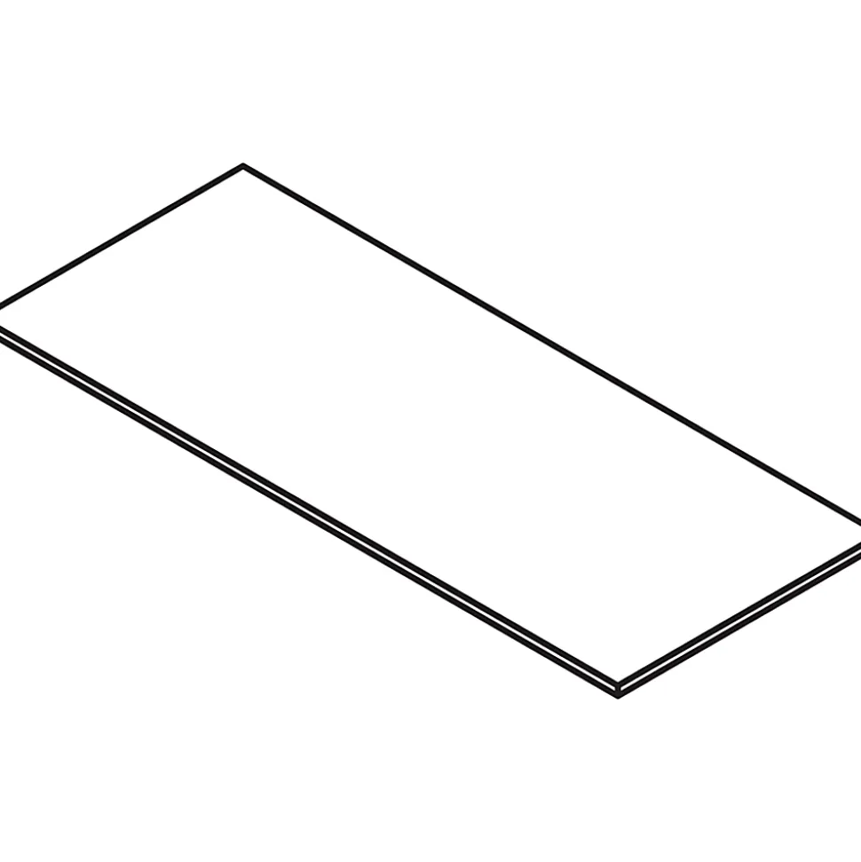 Lorell® Relevance Series Desk Top, 72"W x 29 1/2"D, Charcoal
