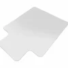 Lorell® Rolled Hard Floor Chair Mat, 45" x 53", Wide Lip