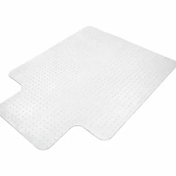 Lorell® Rolled Low Pile Studded Chair Mat, 45