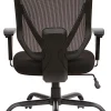 Lorell® SOHO Big & Tall Mesh Back Chair, Black