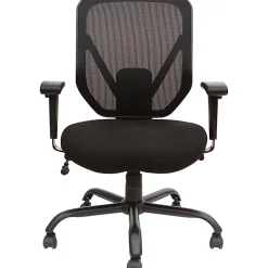 Lorell® SOHO Big & Tall Mesh Back Chair, Black