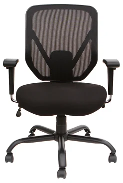 Lorell® SOHO Big & Tall Mesh Back Chair, Black