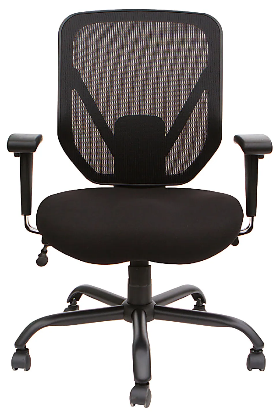 Lorell® SOHO Big & Tall Mesh Back Chair, Black