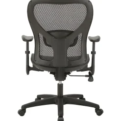 Lorell® SOHO Mesh Mid-Back Task Chair, Black