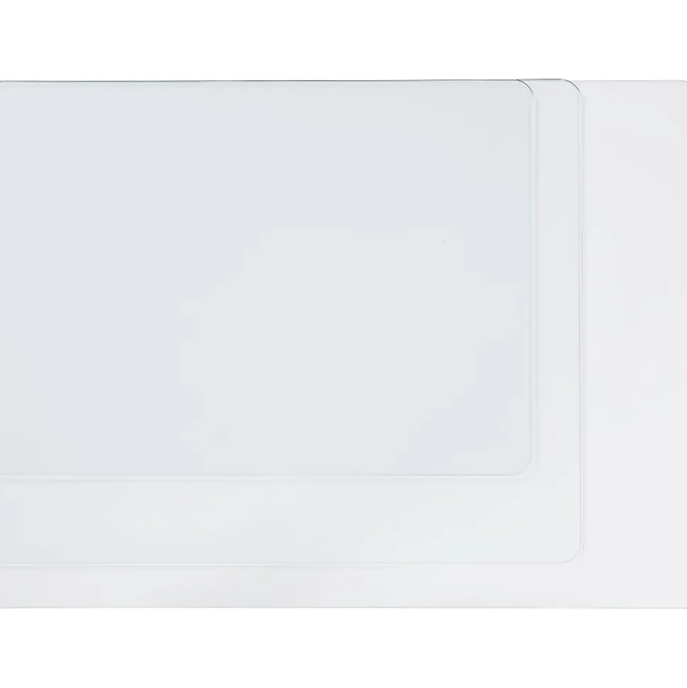 Lorell® Tempered Glass Chair Mat, 48" x 60", Clear