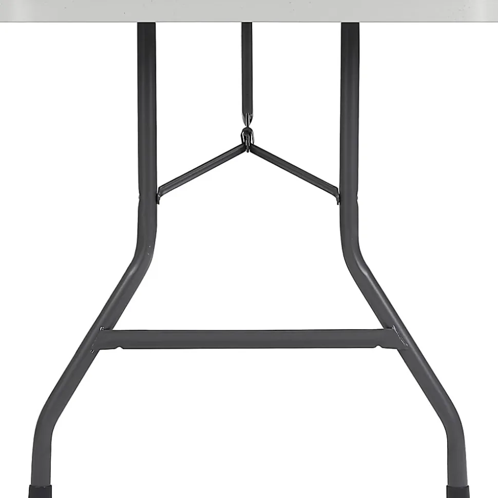 Lorell® Ultra-Lite Economy Folding Table, 29-3/10"H x 96"W x 30"D, 1000 Lb Capacity, Gray