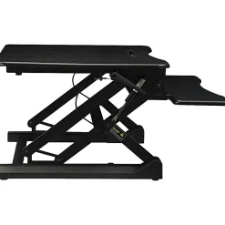 Lorell® V2 Gas-Lift Sit-To-Stand Desk Riser, 19-1/2
