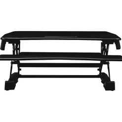 Lorell® V2 Gas-Lift Sit-To-Stand Desk Riser, 19-1/2