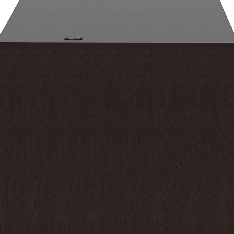 Lorell® 71"W Computer Desk, Espresso