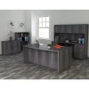 Lorell® 72"W Credenza Computer Desk, Weathered Charcoal