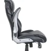 Lorell® Wellness by Design® Ergonomic Bonded Leather Executive Chair, With Dormeo Octaspring Technology, Black