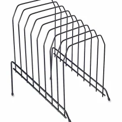 LorellĀ® Wire Step File, 8-Dividers, Black