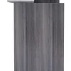 Lorell® 72"W Reception Computer Desk, Weathered Charcoal