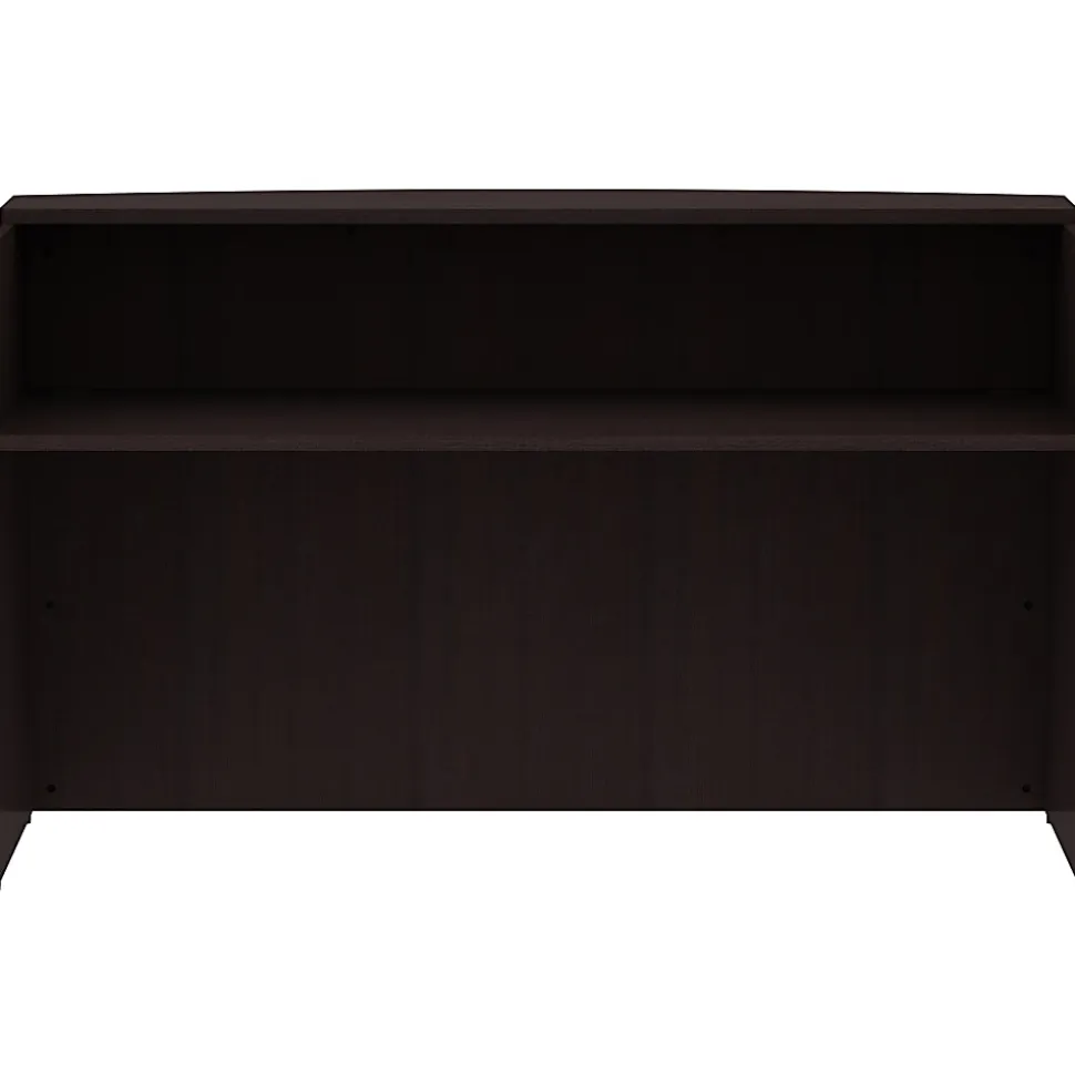 Lorell® 72"W Reception Computer Desk, Espresso