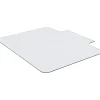 Lorell® 48" x 36" Glass Chair Mat With Lip, Clear
