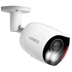 Lorex Wi-Fi 4K Dual-Lens Smart Security Camera With Smart Security Lighting, White