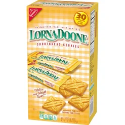Lorna Doone Shortbread Cookies, 1.5 Oz, 6 Cookies Per Pack, Box Of 30 Packs