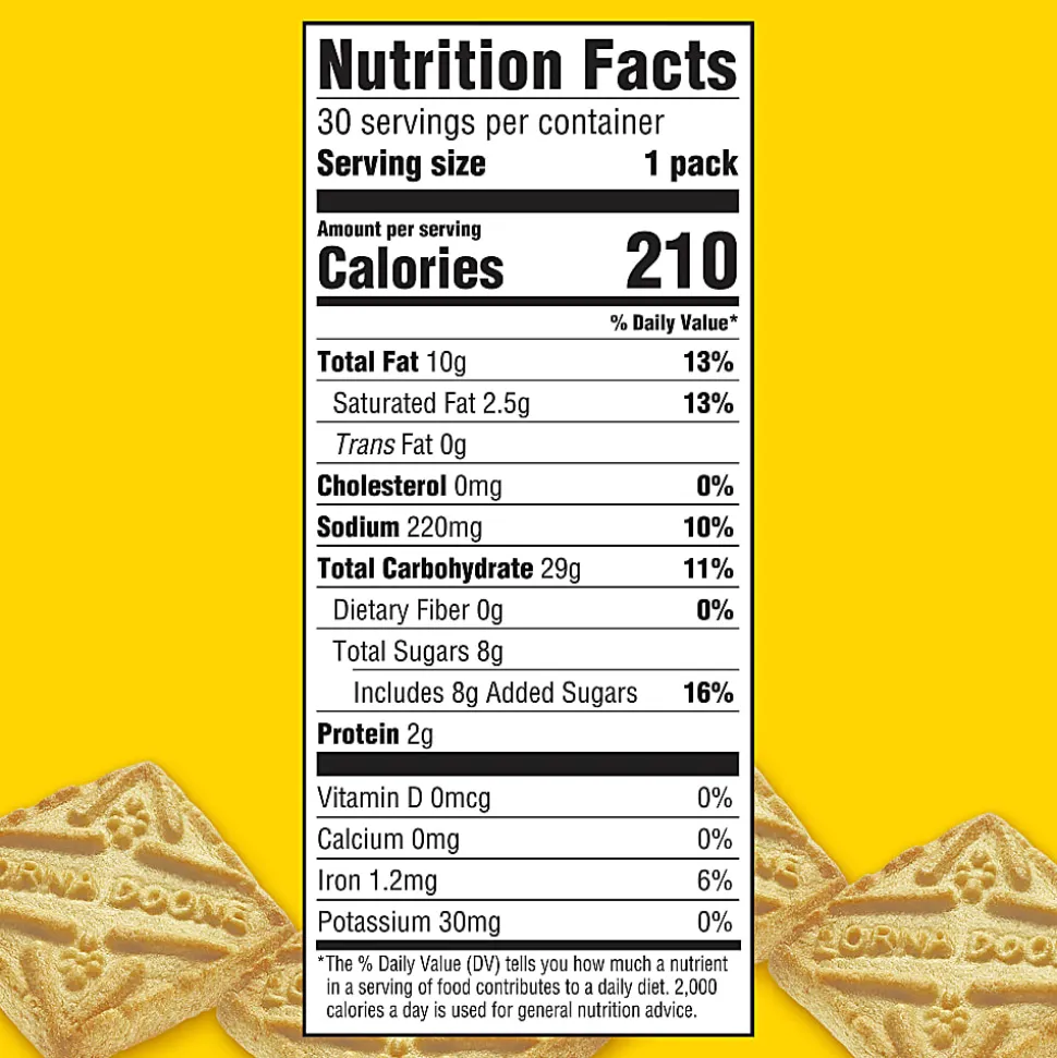 Lorna Doone Shortbread Cookies, 1.5 Oz, 6 Cookies Per Pack, Box Of 30 Packs