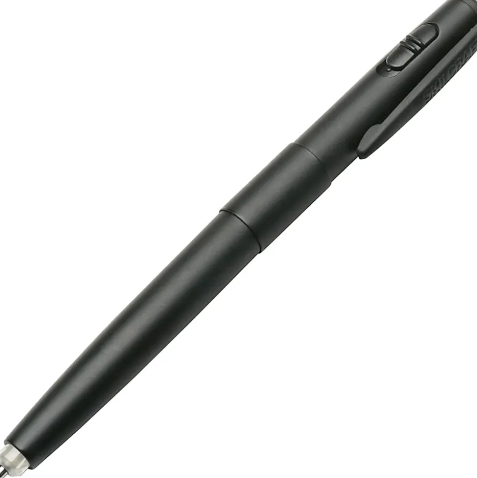 Luminator Red LED Pen, Ball Point, 1.0 mm, Black Barrel, Black Ink