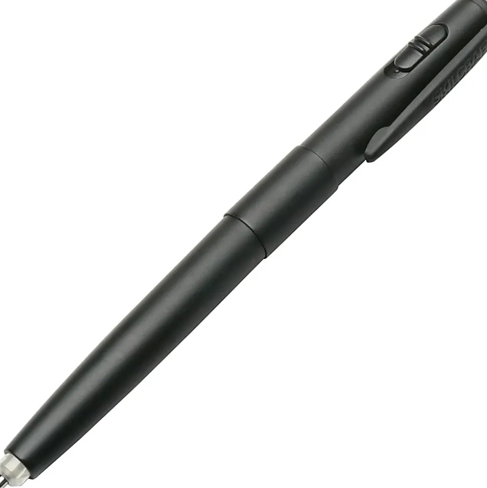 Luminator Red LED Pen, Ball Point, 1.0 mm, Black Barrel, Black Ink