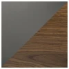 LumiSource Lombardi Office Chair, Walnut/Grey
