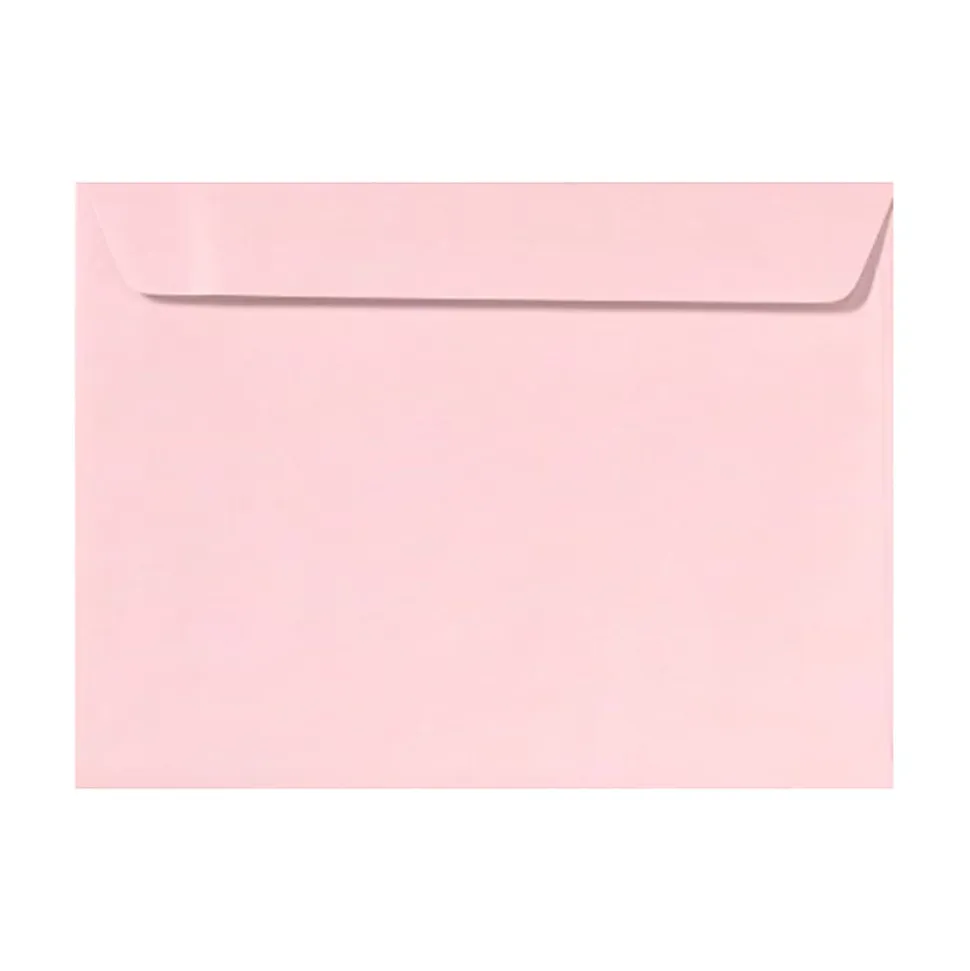 LUX Booklet 9" x 12" Envelopes, Gummed Seal, Candy Pink, Pack Of 1,000