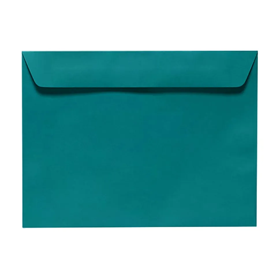 LUX Booklet 9" x 12" Envelopes, Gummed Seal, Teal, Pack Of 1,000