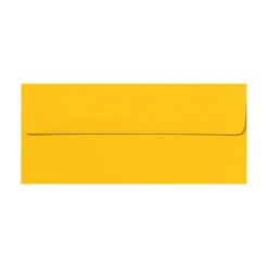 LUX #10 Envelopes, Peel & Press Closure, Sunflower Yellow, Pack Of 250
