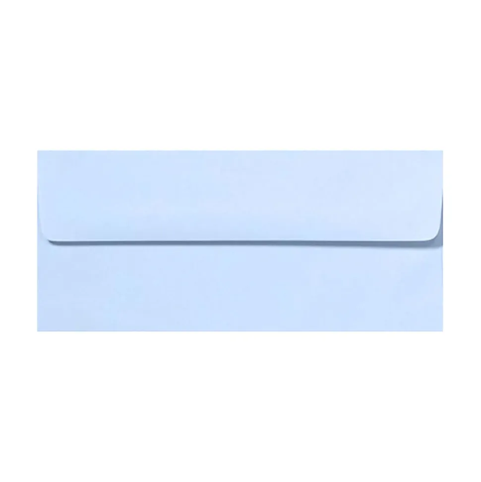 LUX #10 Envelopes, Peel & Press Closure, Baby Blue, Pack Of 250