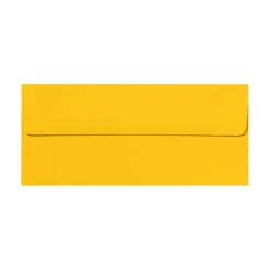 LUX #10 Envelopes, Peel & Press Closure, Sunflower Yellow, Pack Of 500