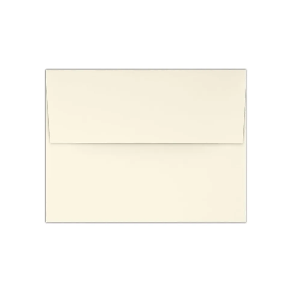 LUX Foil-Lined Invitation Envelopes A4, Peel & Press Closure, Natural/Red, Pack Of 500
