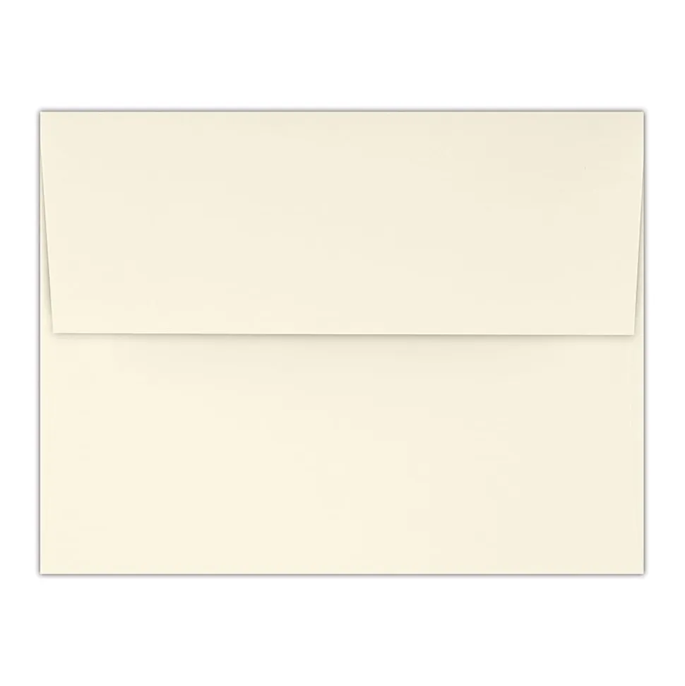 LUX Foil-Lined Invitation Envelopes A4, Peel & Press Closure, Natural/Red, Pack Of 1,000