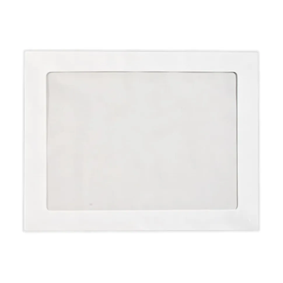 LUX #9 Full-Face Window Envelopes, Middle Window, Gummed Seal, Bright White, Pack Of 1,000