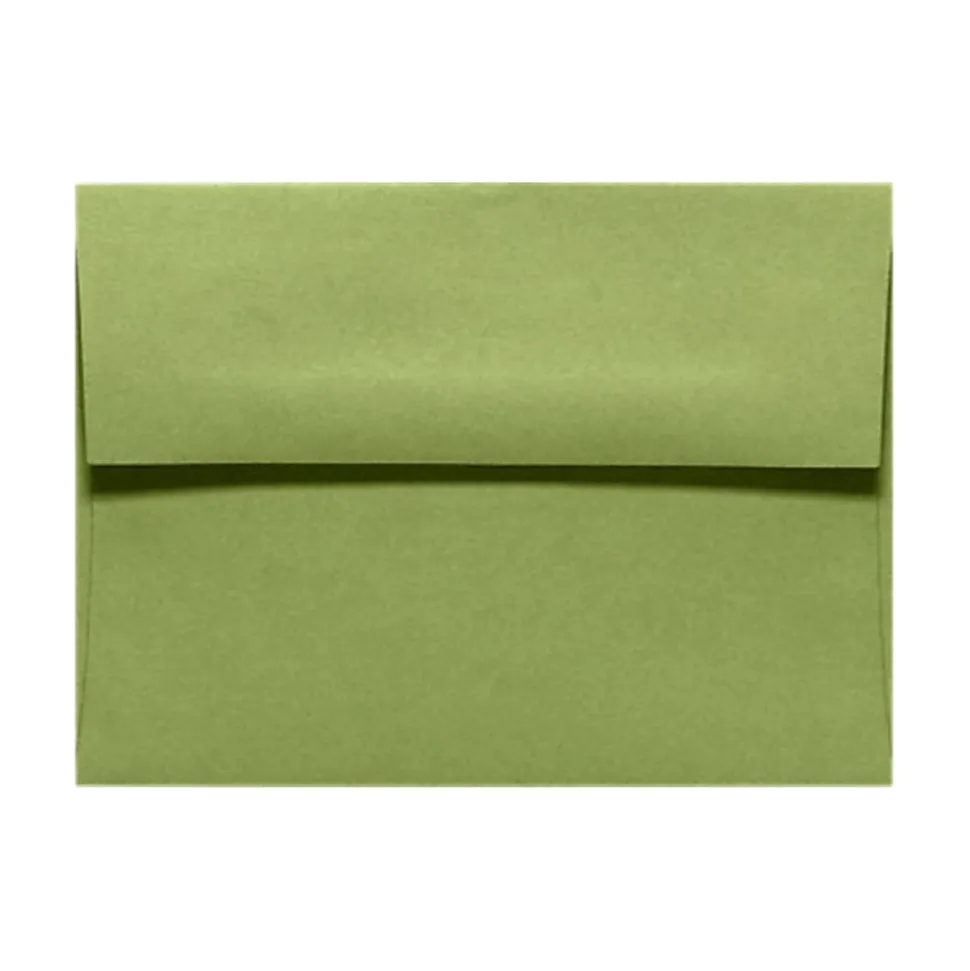 LUX Invitation Envelopes, A6, Gummed Seal, Avocado Green, Pack Of 1,000
