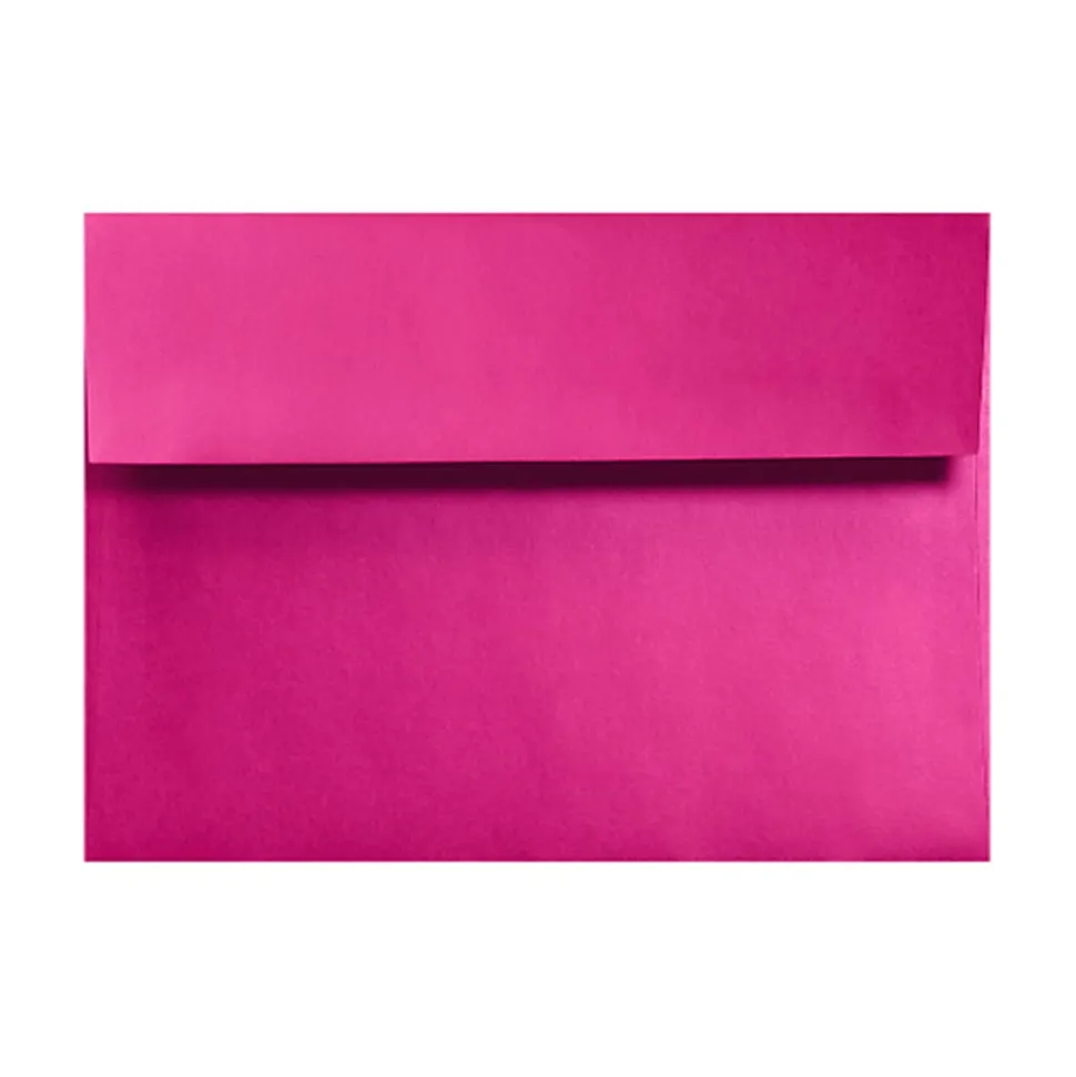 LUX Invitation Envelopes, A6, Gummed Seal, Hottie Pink, Pack Of 500