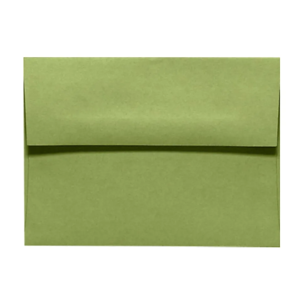 LUX Invitation Envelopes, A7, Peel & Stick Closure, White, Pack Of 50