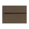 LUX Invitation Envelopes, A2, Peel & Press Closure, Chocolate Brown, Pack Of 250