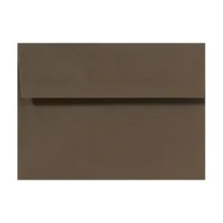 LUX Invitation Envelopes, A2, Peel & Press Closure, Chocolate Brown, Pack Of 250