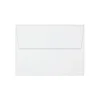 LUX Invitation Envelopes, A7, Peel & Stick Closure, White, Pack Of 1,000