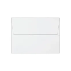 LUX Invitation Envelopes, A7, Peel & Stick Closure, White, Pack Of 1,000