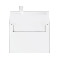 LUX Invitation Envelopes, A7, Peel & Stick Closure, White, Pack Of 1,000