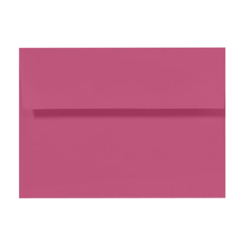 LUX Invitation Envelopes, A2, Peel & Press Closure, Magenta, Pack Of 1,000