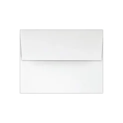 LUX Invitation Envelopes, A2, Peel & Press Closure, White, Pack Of 1,000