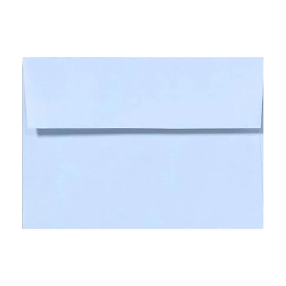 LUX Invitation Envelopes, A9, Peel & Press Closure, Baby Blue, Pack Of 1,000