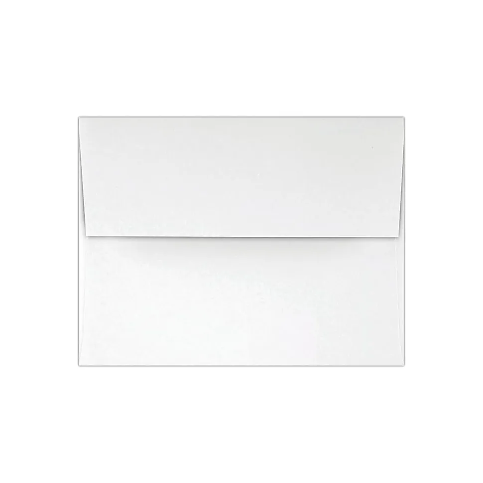LUX Invitation Envelopes, A2, Peel & Press Closure, White, Pack Of 500
