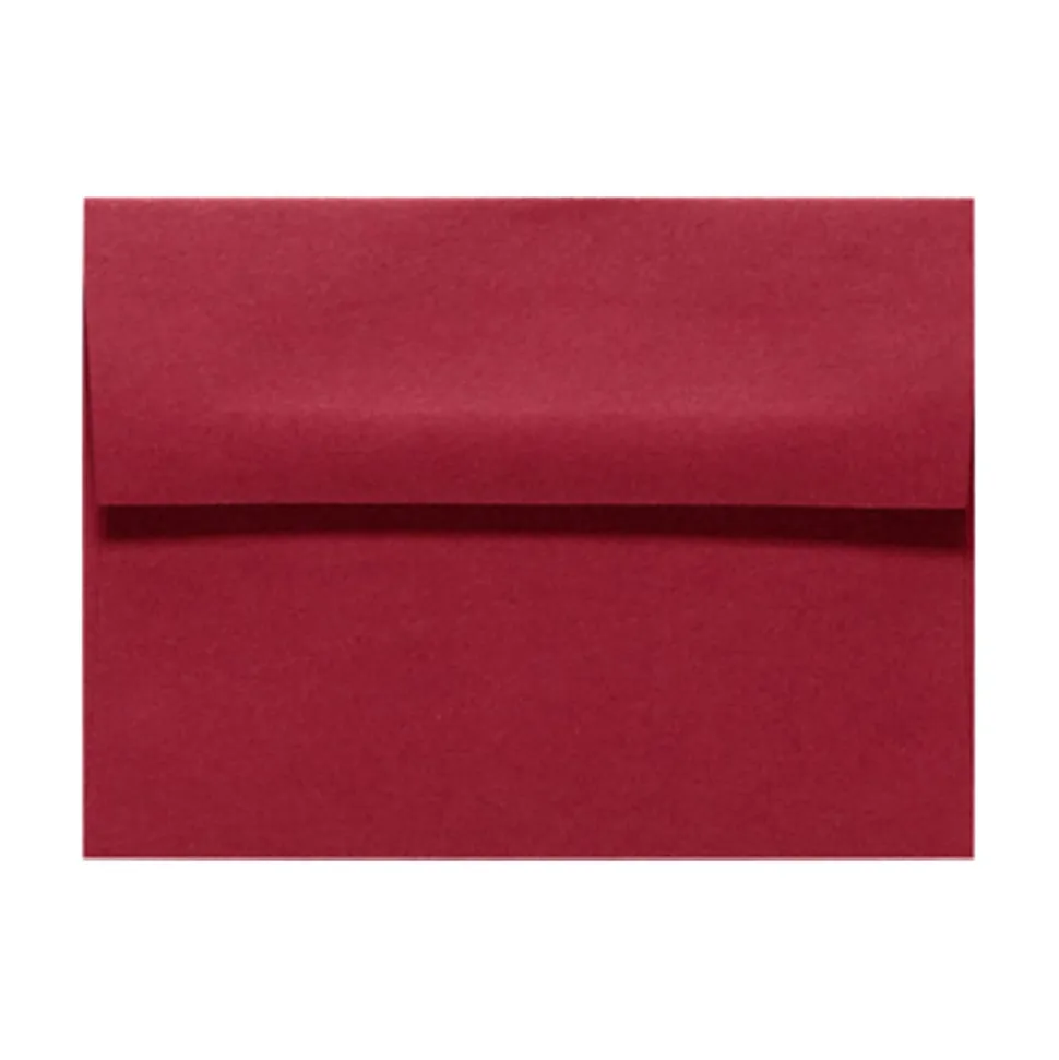 LUX Invitation Envelopes, A6, Peel & Press Closure, Garnet Red, Pack Of 500