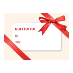 LUX Mini Envelopes, #17, Gummed Seal, Red Bow, Pack Of 500