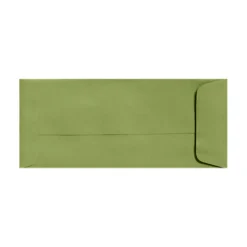 LUX Open-End Envelopes, #10, Gummed Seal, Avocado Green, Pack Of 1,000