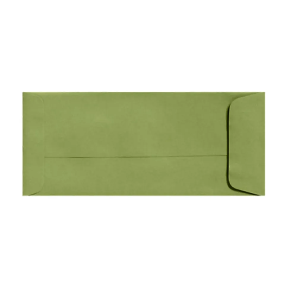 LUX Open-End Envelopes, #10, Gummed Seal, Avocado Green, Pack Of 1,000